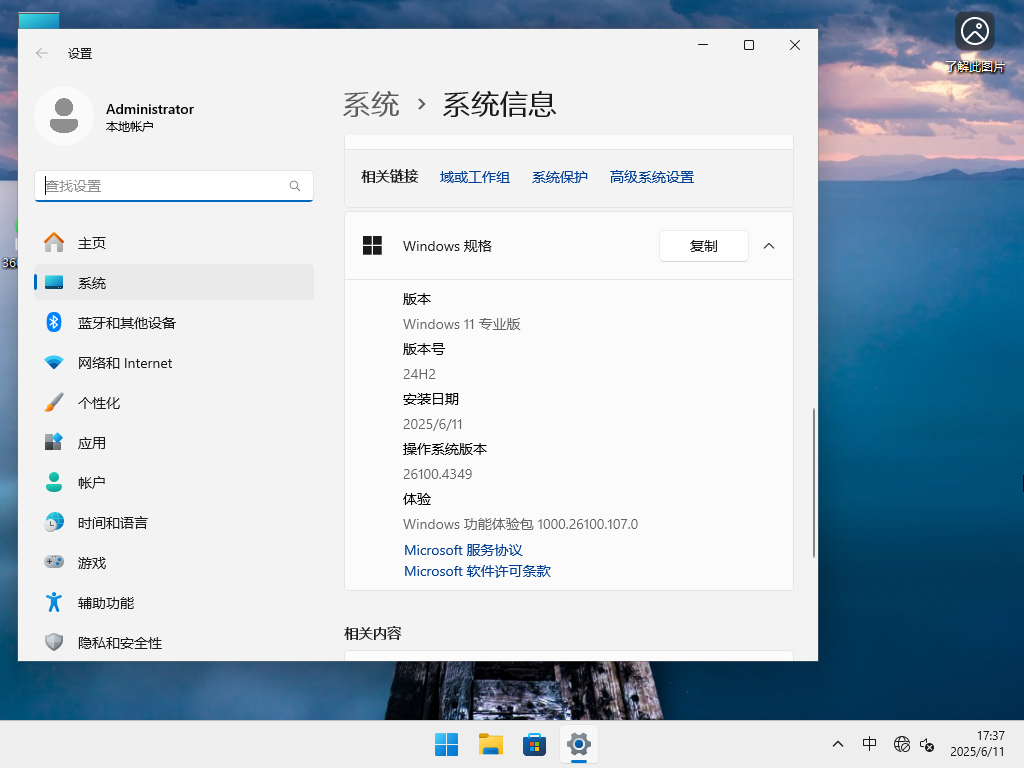系统之家Windows11 24H2专业版 