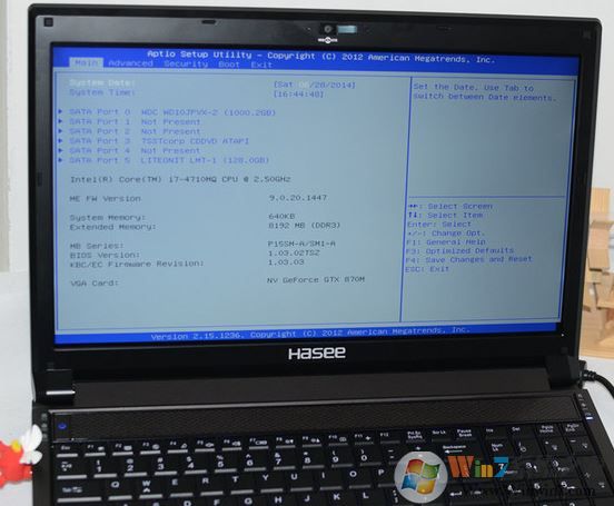 神舟战神k670e 重装win7系统图文教程（支持USB3.0+NVM...