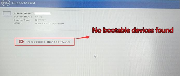 戴尔重装win7开机提示：no boot device found 的解决方...