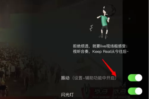 爱奇艺怎么开启蹦迪模式